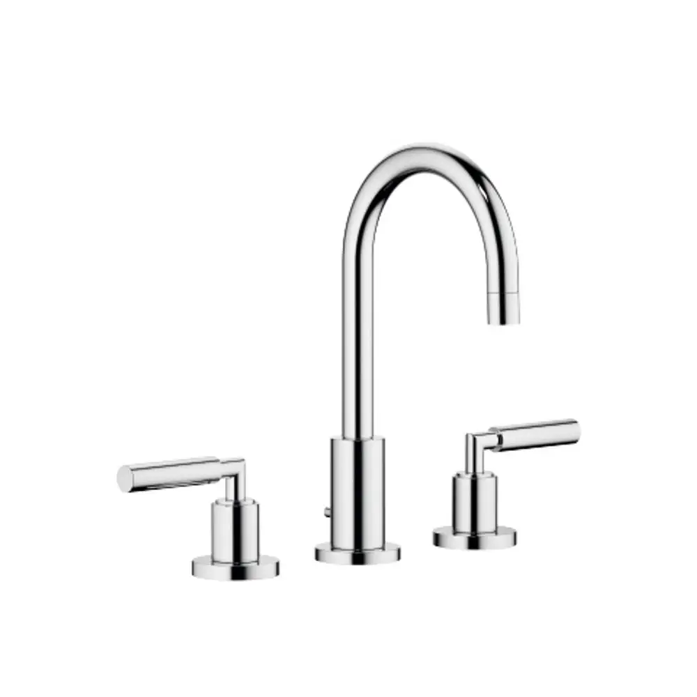 Dornbracht-TARA.-Waschtisch-Dreilochbatterie-mit Ablaufgarnitur-Ausladung 135mm-chrom, 20710882-00 Galeriebild 1